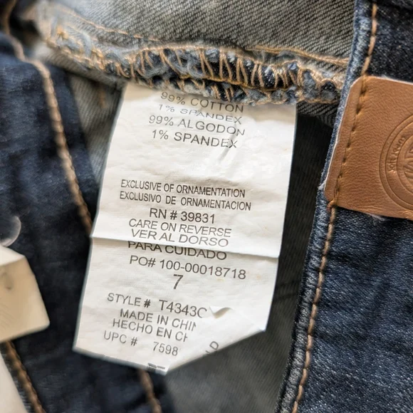 Jolt Womens 7 Denim Jean Shorts NWT Casual Classic Preppy Summer Streetwear - Picture 7 of 7